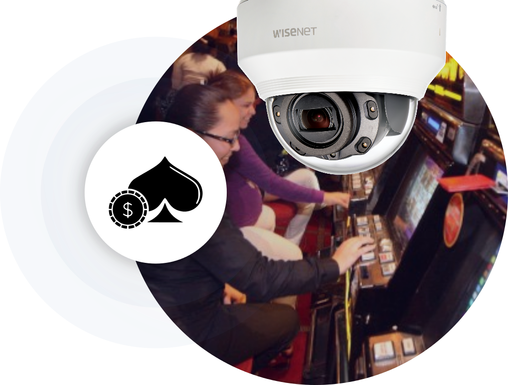 camaras de seguridad en casinos y tragamonedas